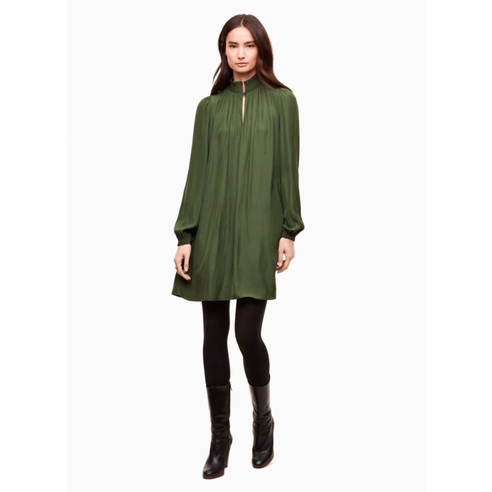 Wilfred | Garlyn Long Sleeve Dress Green Size Small Aritzia